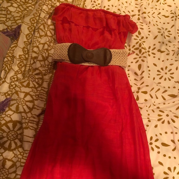 Coral Maxi Dress - Picture 2 of 2